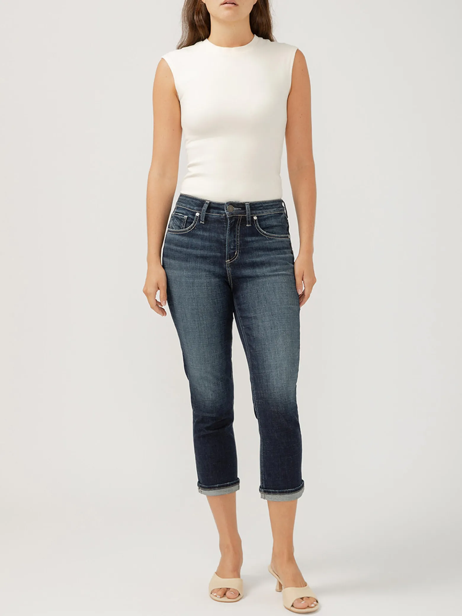Avery High Rise Luxe Stretch Capri