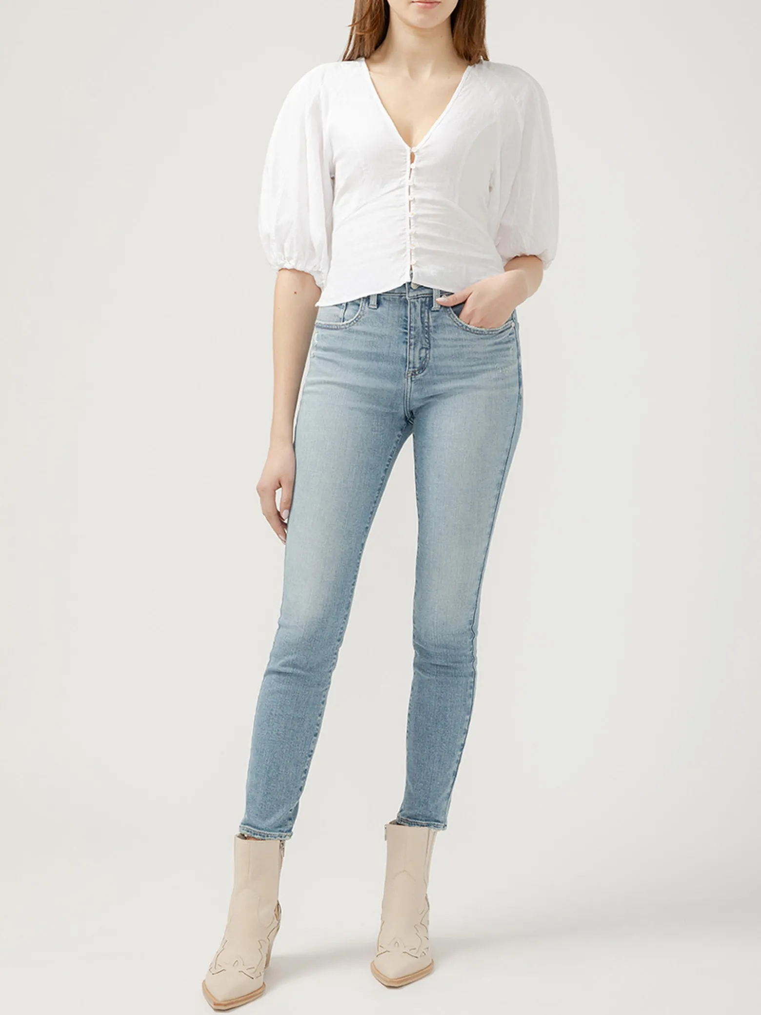 Avery High Rise Skinny Jeans