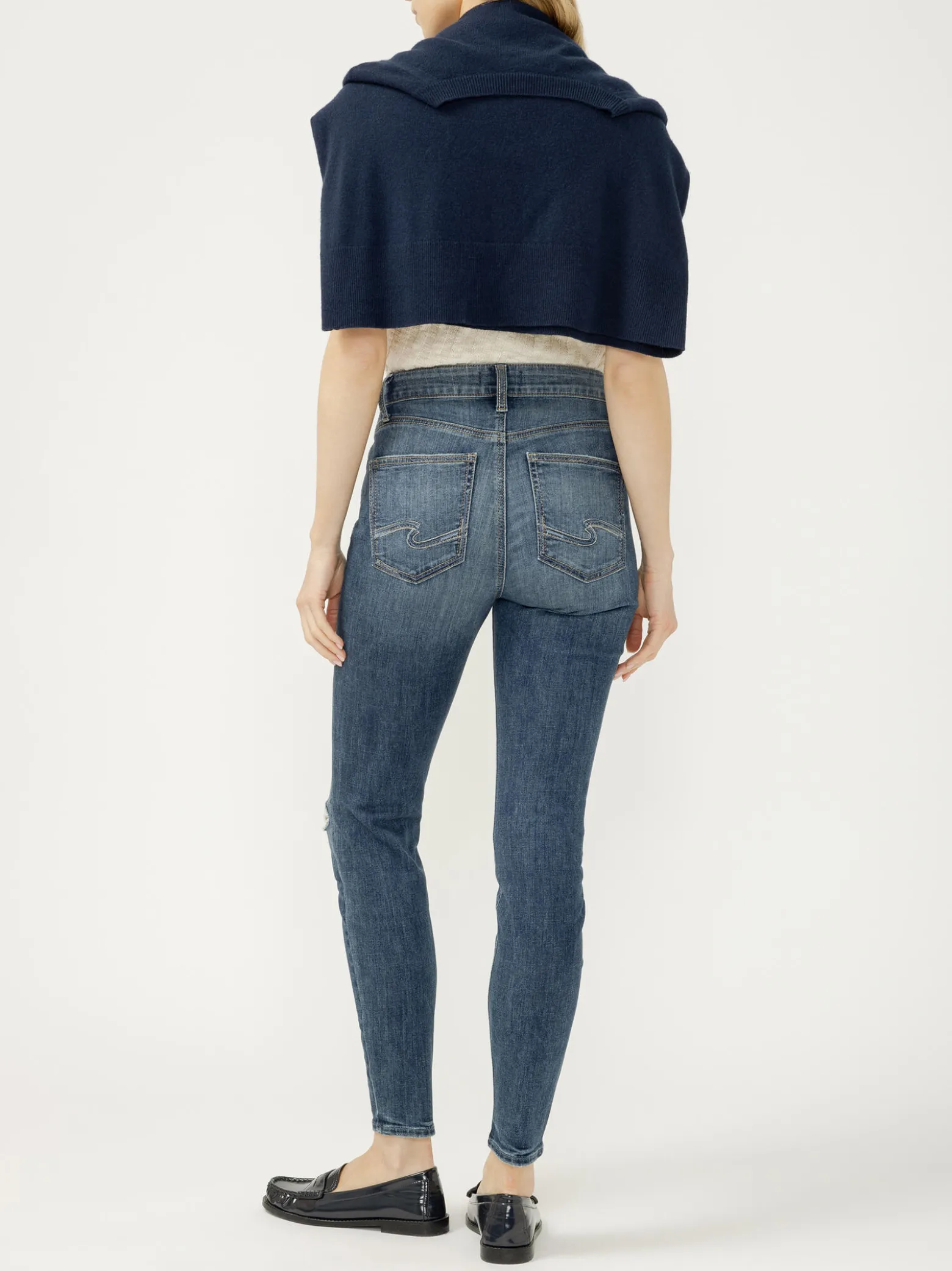 Avery High Rise Skinny Luxe Stretch Jeans