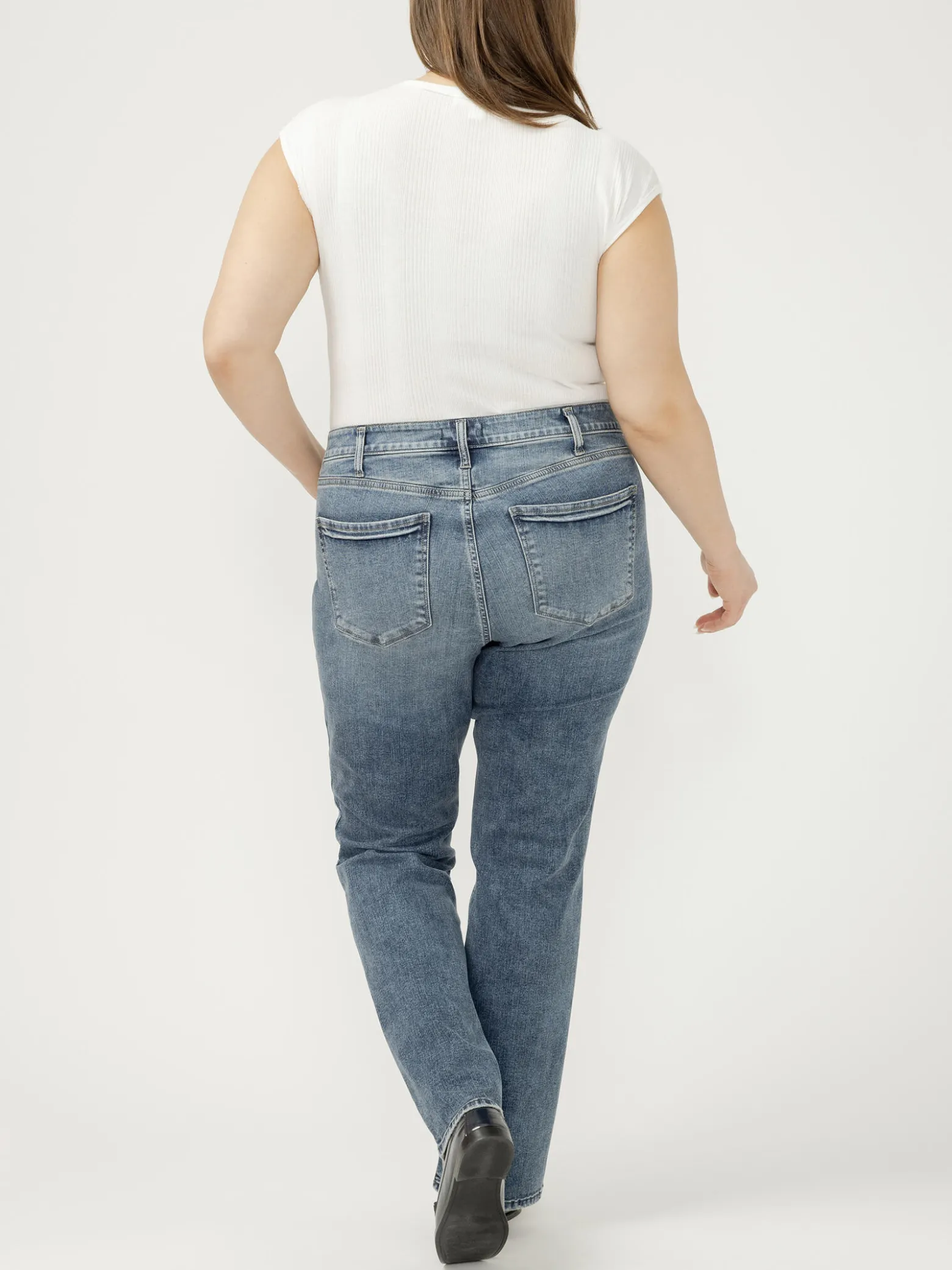 Avery High Rise Slim Bootcut Jeans Plus Size