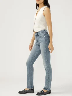 Avery High Rise Straight Leg Jeans