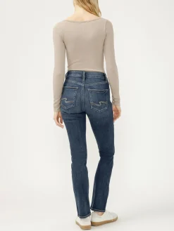 Avery High Rise Straight Leg Jeans
