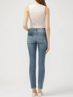 Avery High Rise Straight Leg Jeans