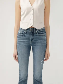 Avery High Rise Straight Leg Jeans