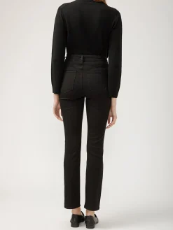 Avery High Rise Straight Leg Luxe Stretch Jeans