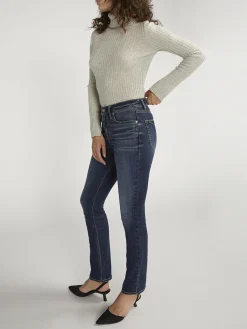 Avery High Rise Straight Leg Jeans