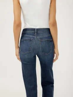 Avery High Rise Trouser Leg Luxe Stretch Jeans