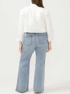 Avery High Rise Trouser Leg Jeans Plus Size