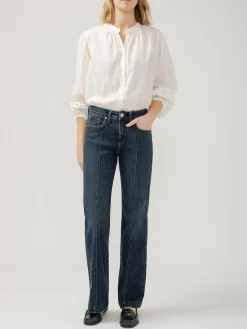 Avery High Rise Trouser Leg Jeans