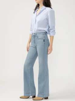 Avery High Rise Trouser Leg Jeans