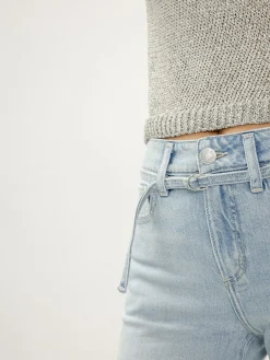 Avery High Rise Trouser Leg Jeans