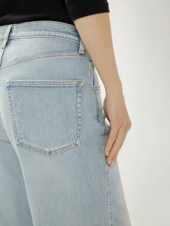 Be Easy High Rise Wide Leg Cropped Jeans