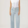 Be Easy Straight Leg Drawstring Jeans