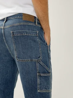 Big Guy Baggy Straight Leg Utility Jeans
