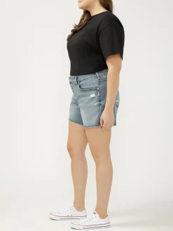 Boyfriend Mid Rise Shorts Plus Size