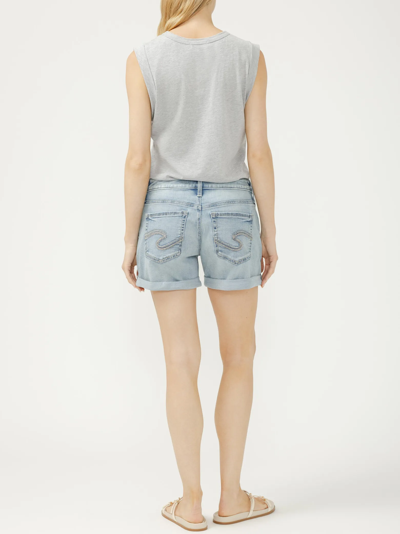Boyfriend Mid Rise Shorts