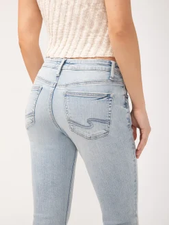 Boyfriend Mid Rise Slim Leg Jeans
