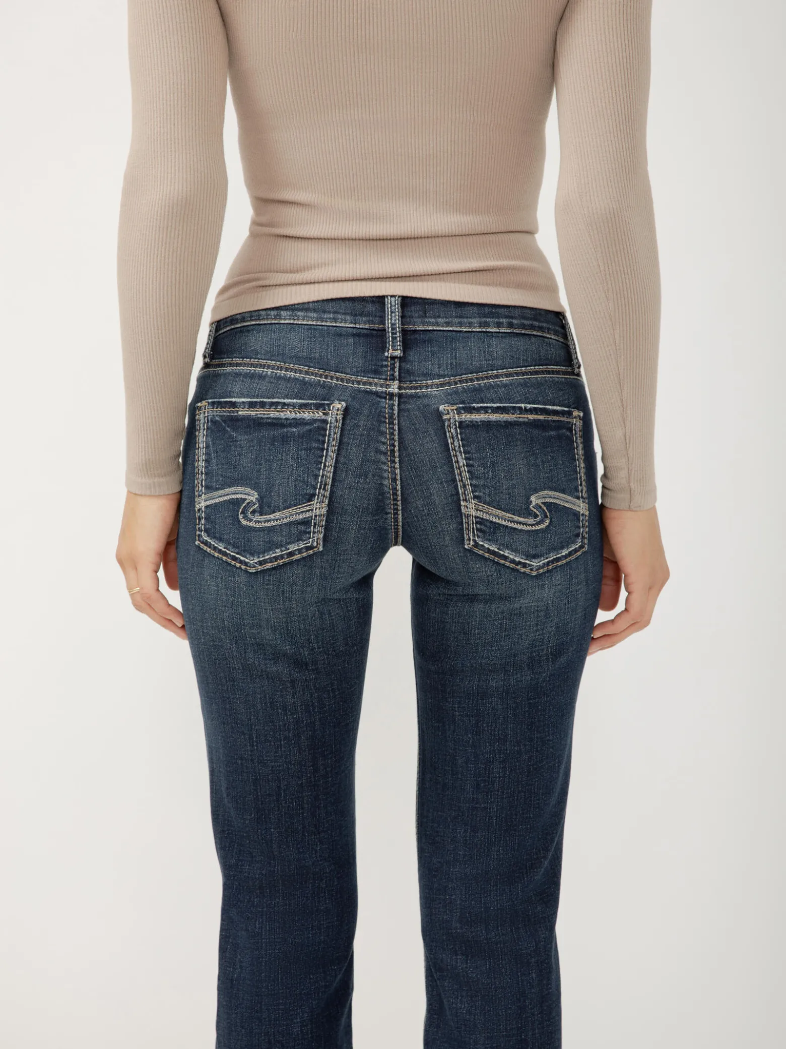 Britt Low Rise Straight Leg Jeans