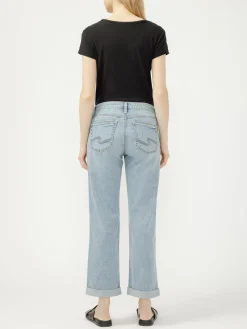 Chelsea Mid Rise Straight Leg Jeans