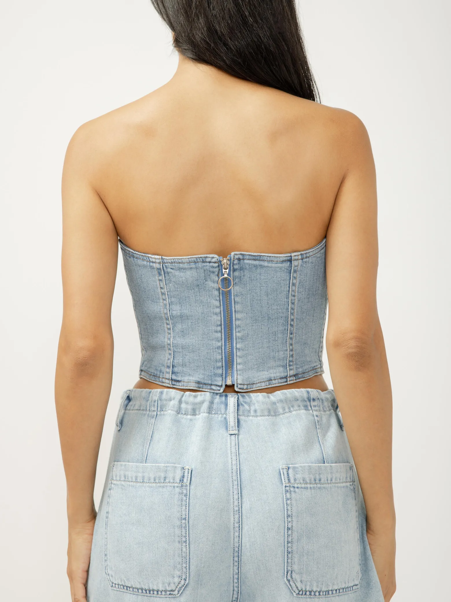 Denim Corset