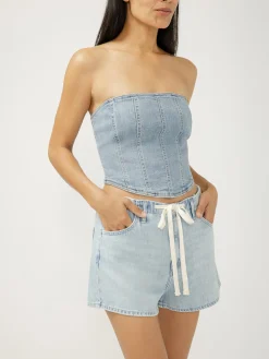 Denim Corset