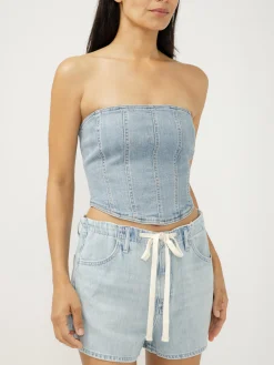 Denim Corset