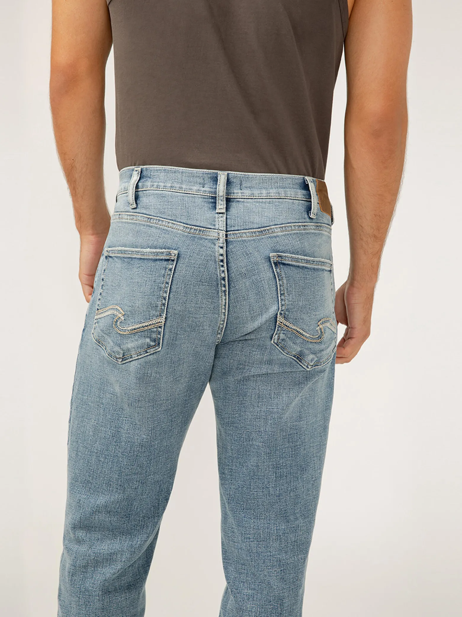 Eddie Relaxed Fit Slim Straight Leg Luxe Heritage Jeans