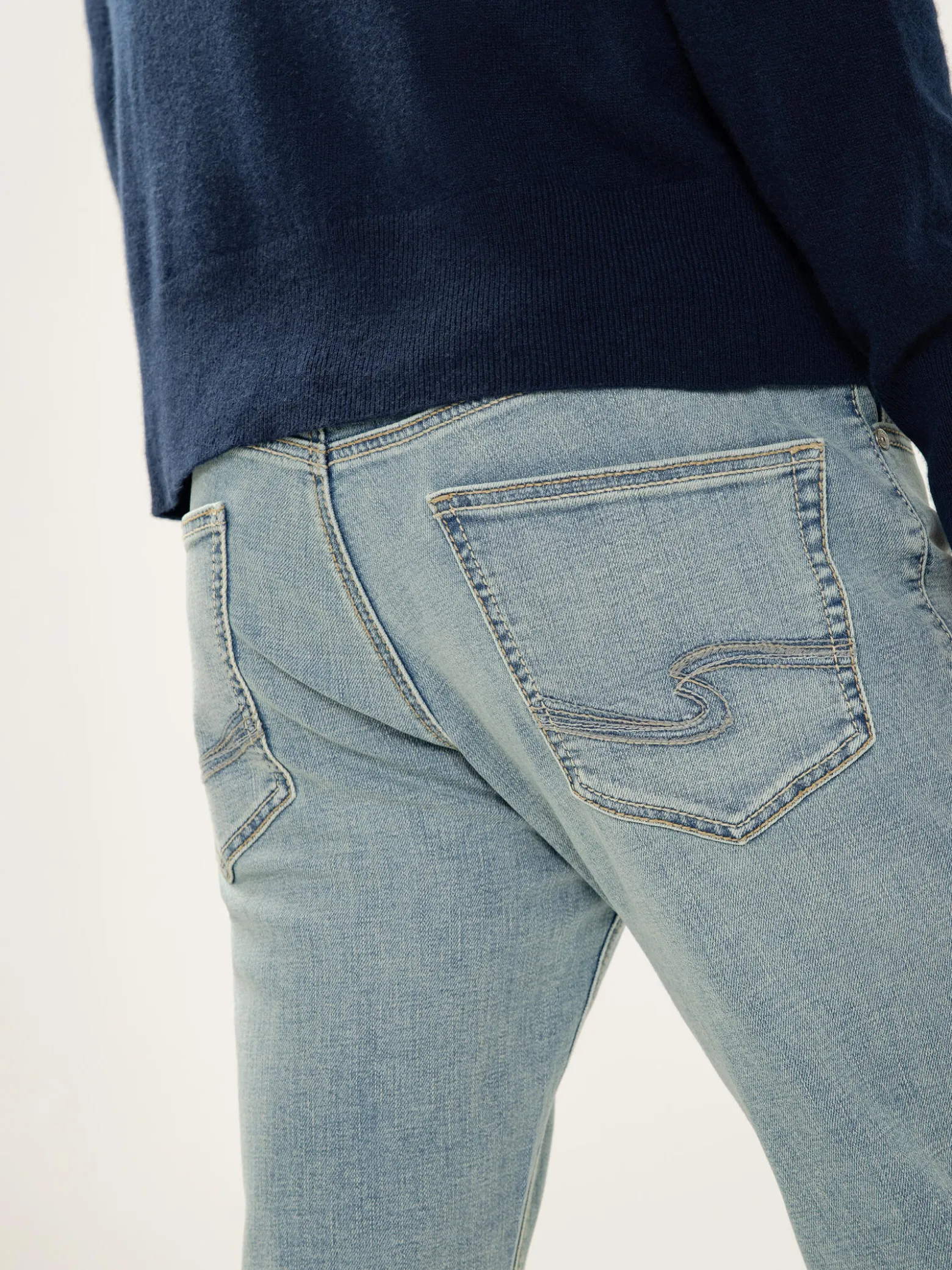 Eddie Relaxed Fit Slim Straight Leg Luxe Heritage Jeans