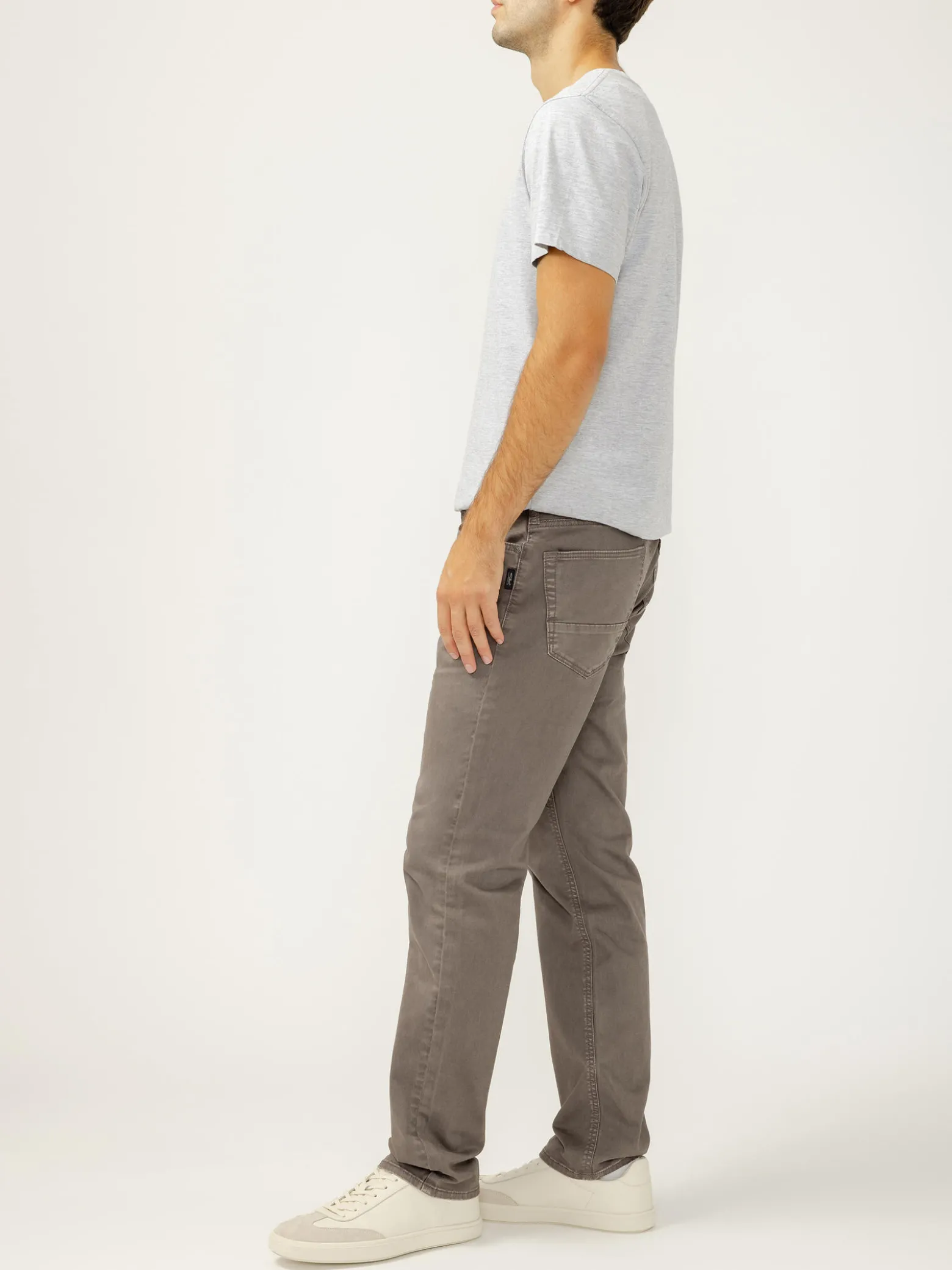 Eddie Relaxed Fit Slim Straight Leg Essential Twill Pants