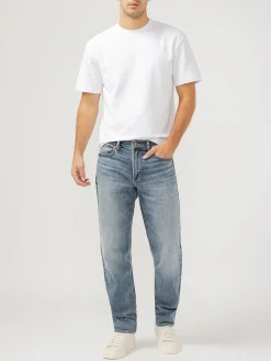 Eddie Relaxed Fit Slim Straight Leg Luxe Heritage Jeans