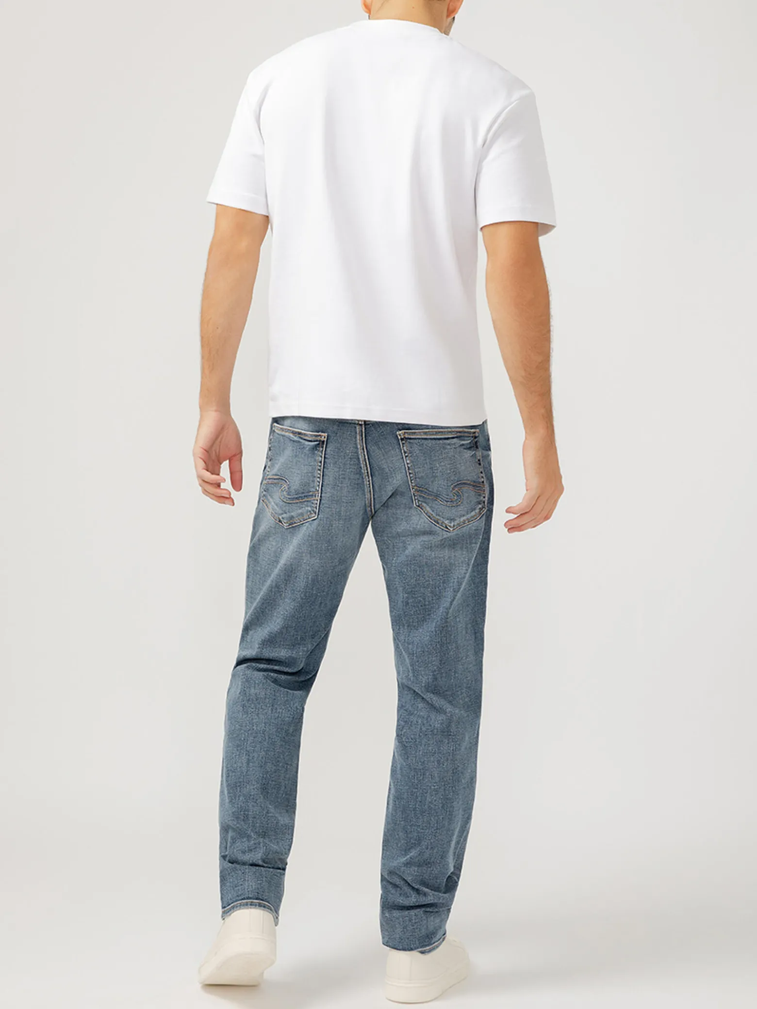 Eddie Relaxed Fit Slim Straight Leg Luxe Heritage Jeans