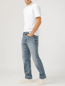 Eddie Relaxed Fit Slim Straight Leg Luxe Heritage Jeans