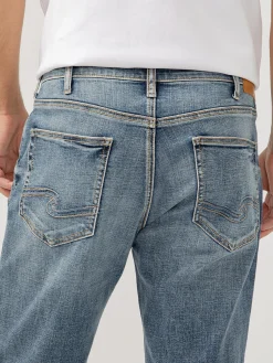 Eddie Relaxed Fit Slim Straight Leg Luxe Heritage Jeans