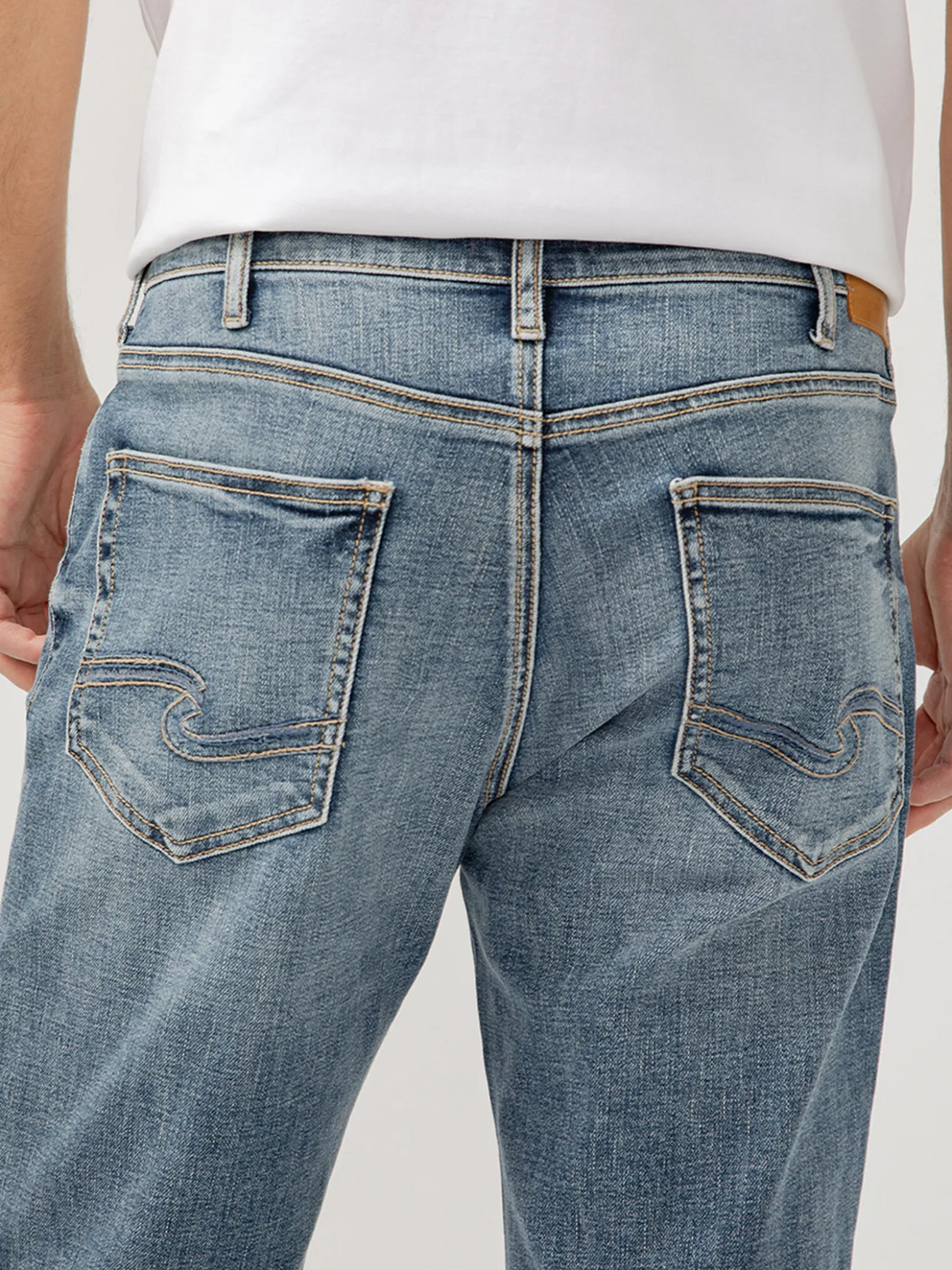 Eddie Relaxed Fit Slim Straight Leg Luxe Heritage Jeans