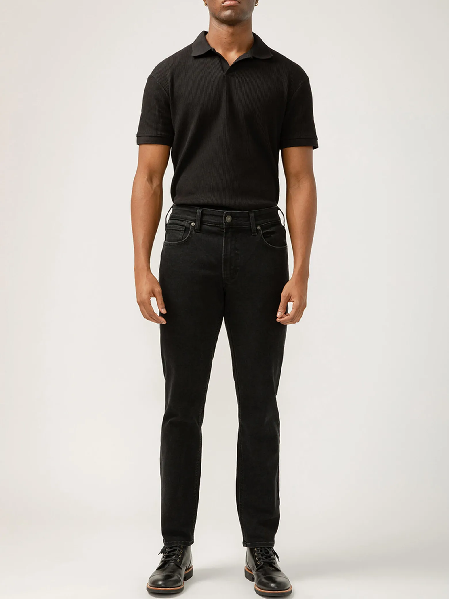 Eddie Relaxed Fit Slim Straight Leg Jeans