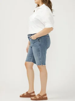 Elyse Mid Rise Bermuda Shorts Plus Size