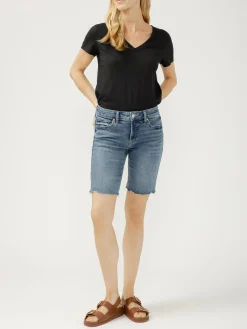 Elyse Mid Rise Bermuda Shorts