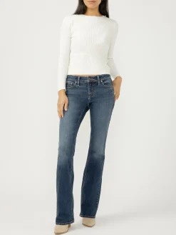 Elyse Mid Rise Bootcut Jeans