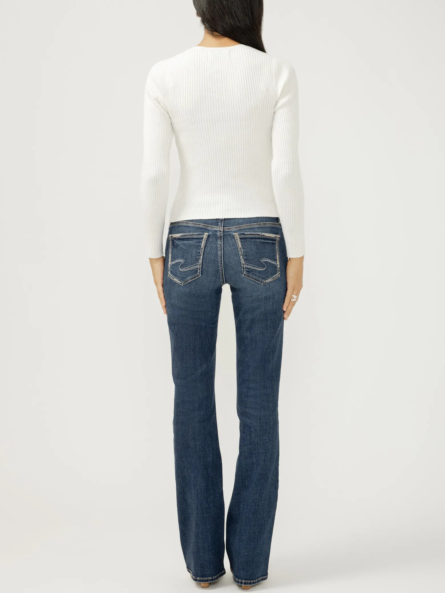 Elyse Mid Rise Bootcut Jeans