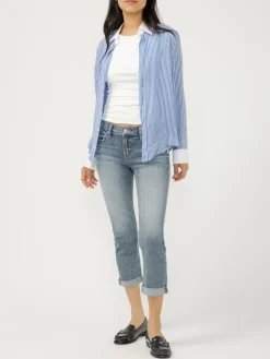 Elyse Mid Rise Luxe Stretch Capri
