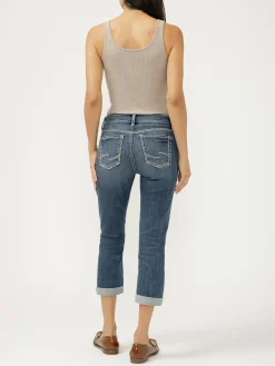 Elyse Mid Rise Luxe Stretch Capri