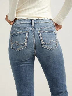 Elyse Mid Rise Slim Bootcut Jeans
