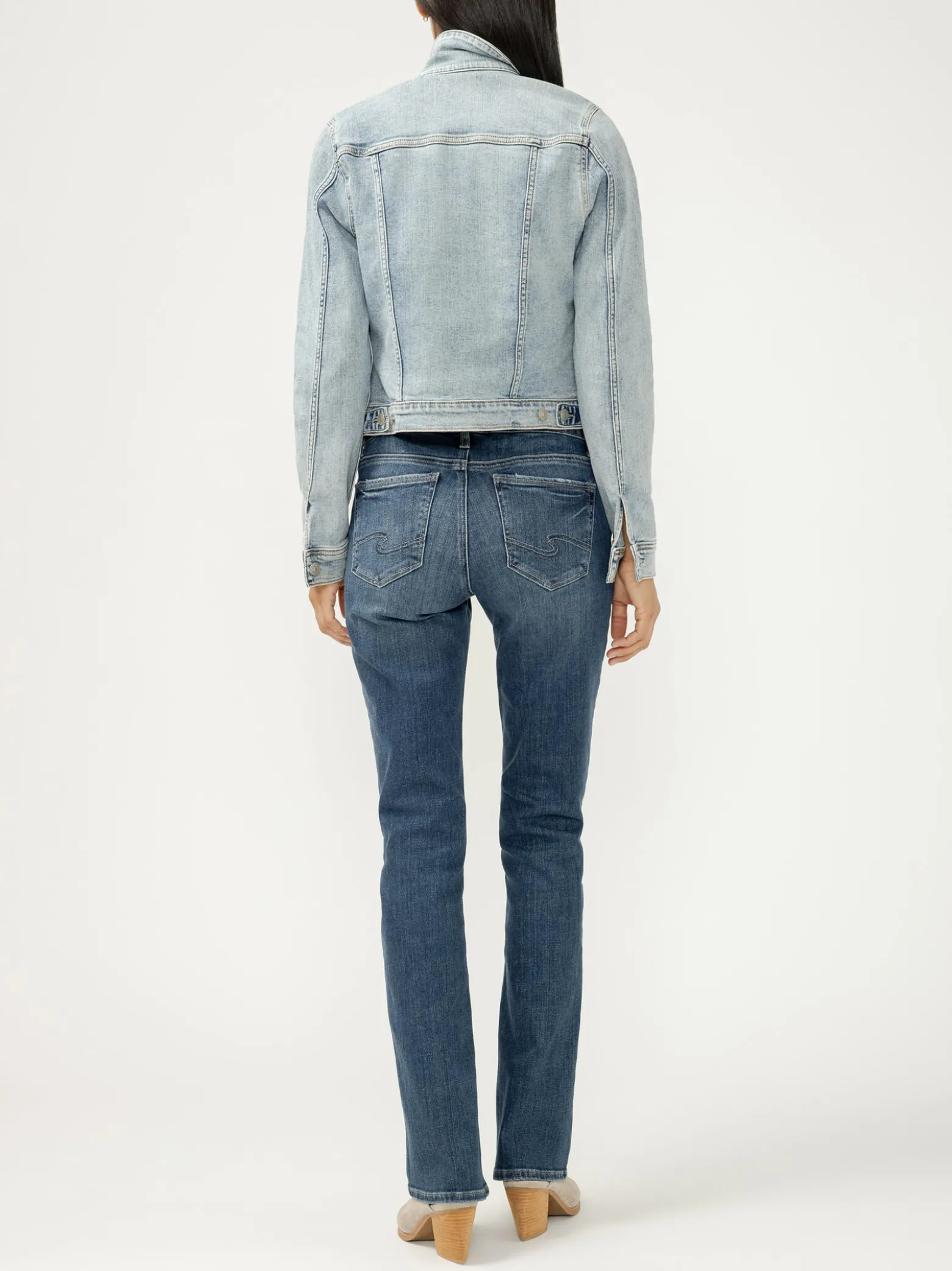 Elyse Mid Rise Slim Bootcut Jeans