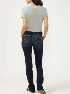 Elyse Mid Rise Slim Bootcut Luxe Stretch Jeans
