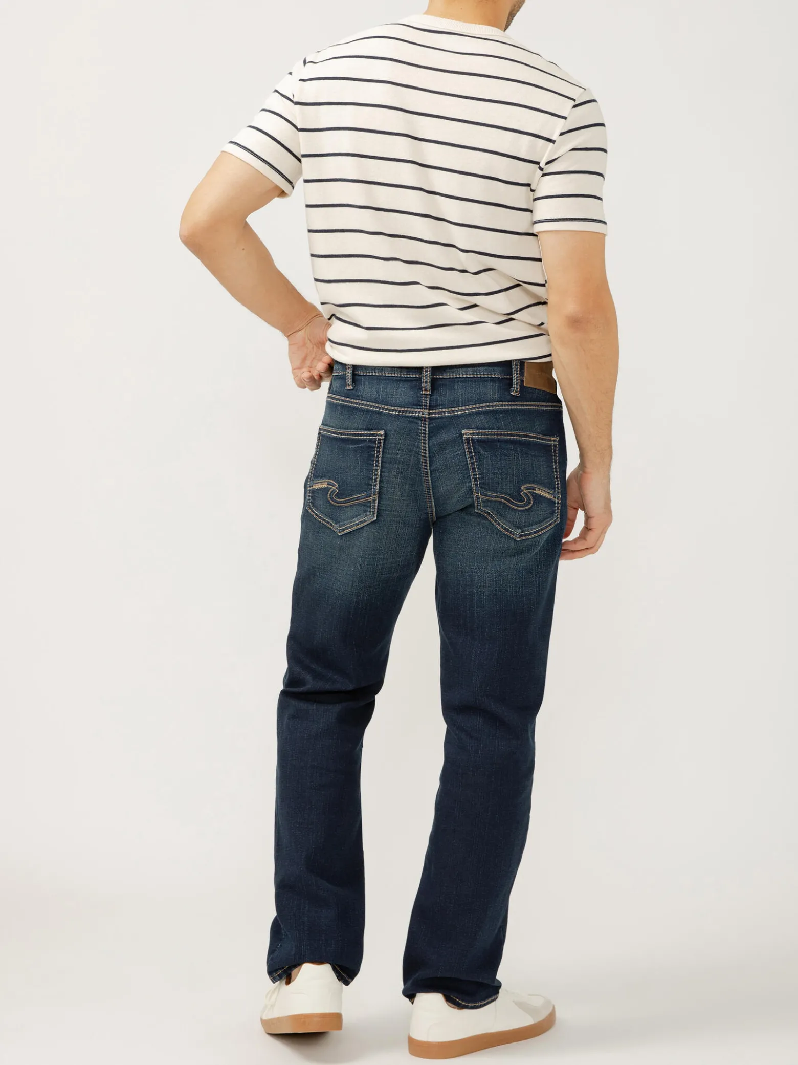 Grayson Classic Fit Straight Leg Knit Flex Jeans