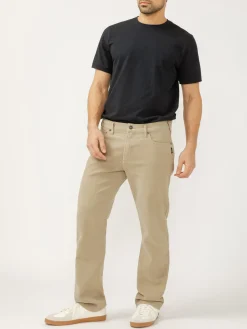 Grayson Classic Fit Straight Leg Knit Flex Jeans