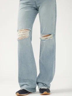 Highly Desirable High Rise Trouser Leg Jeans