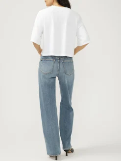 Highly Desirable High Rise Trouser Leg Jeans