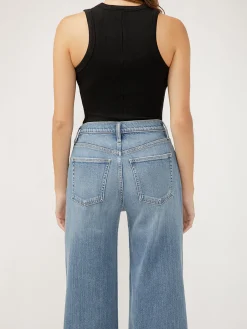 Highly Desirable High Rise Ultra Wide Leg Jeans