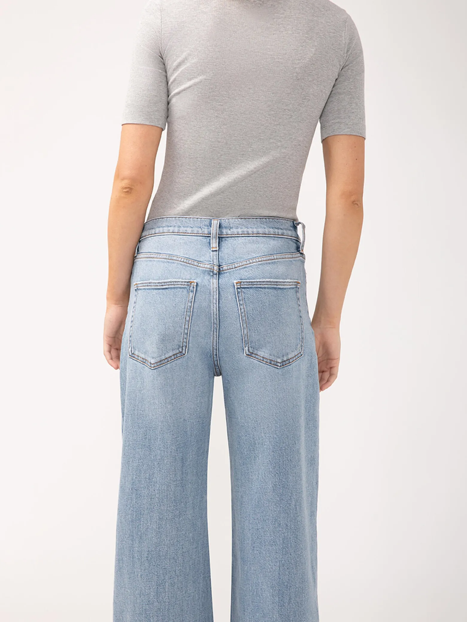 Highly Desirable High Rise Wide Leg Jeans